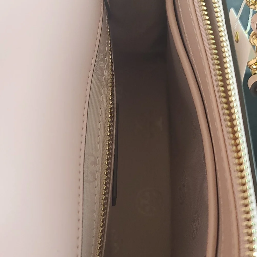 Tory Burch Pink Quilted Crossbody Bag - Picture 8 of 10